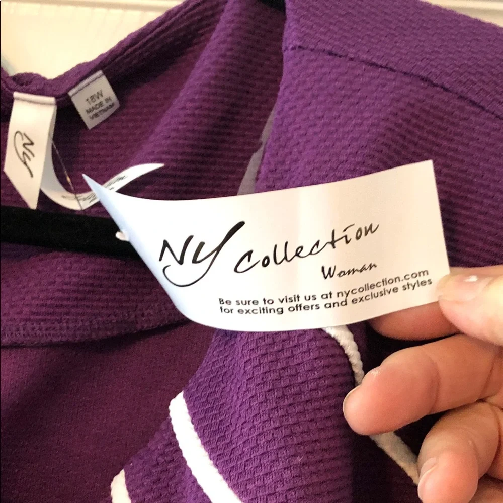 NY Collection sophisticated purple